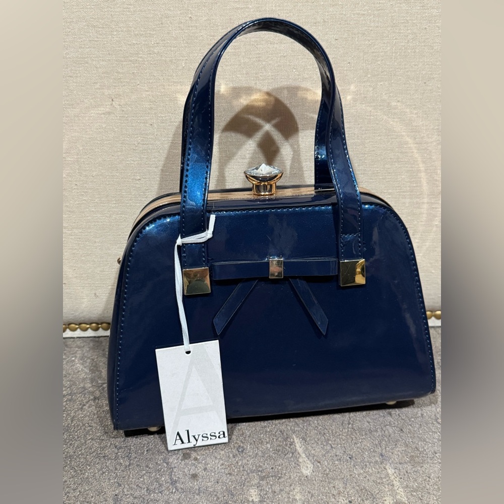 Alyssa Navy Purse